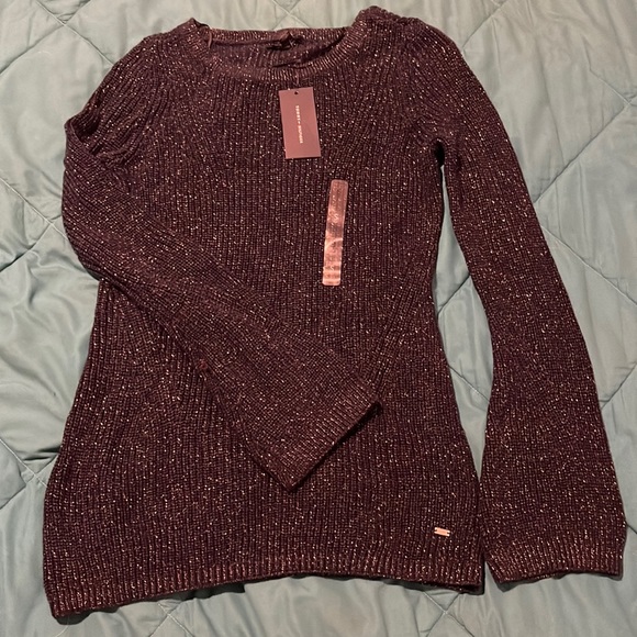 NWT - Dark Blue TOMMY HILFIGER V-Neck Sweater - L